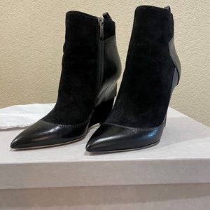 Jimmy Choo Black Damsen 100 Wedges